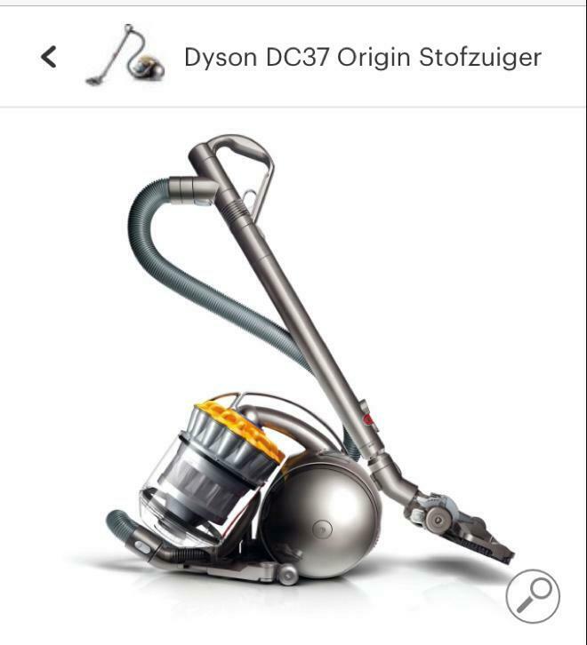 Dyson DC-37, Enlèvement, Aspirateur