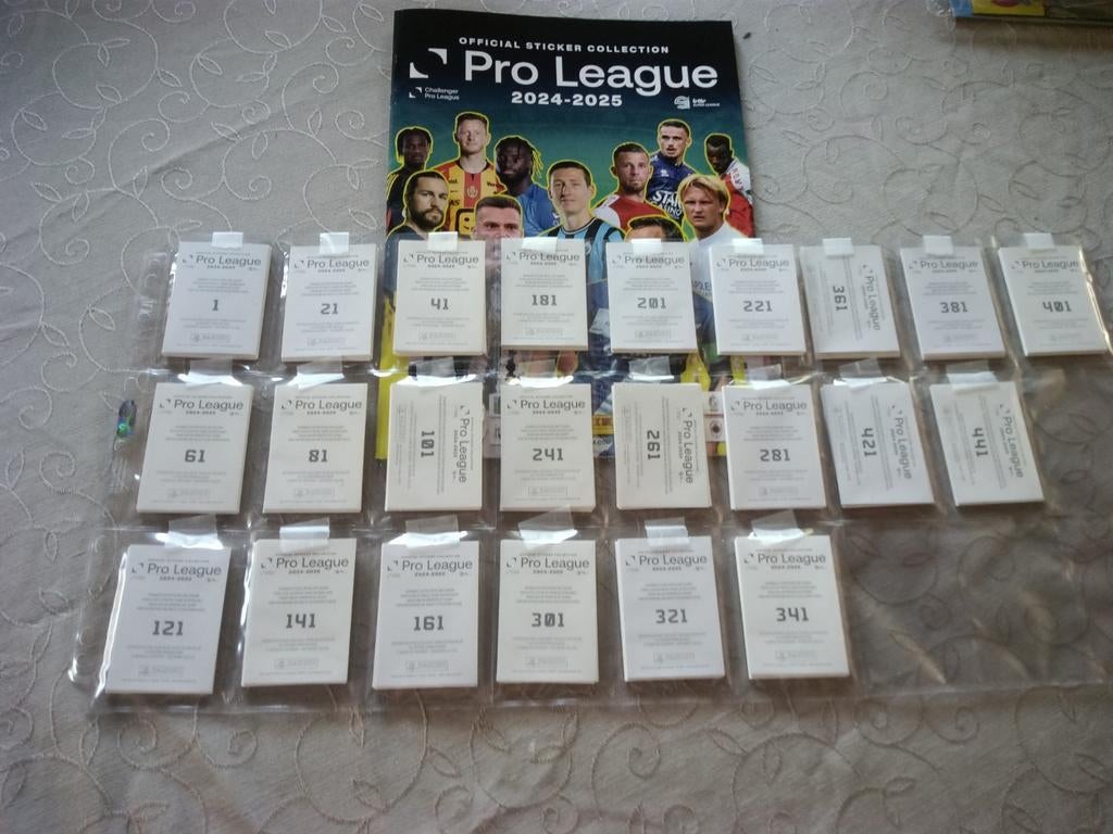 Pro League 2025 complete set stickers en een leeg album, Verzamelen, Ophalen of Verzenden, Nieuw