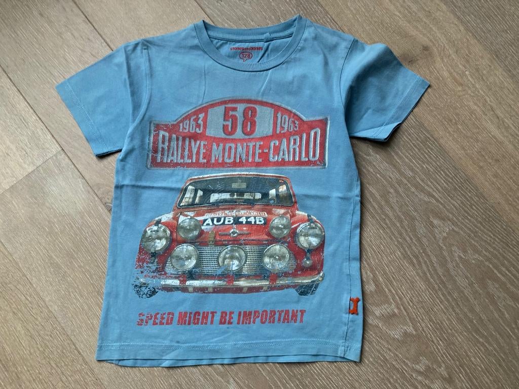 T-shirt à manches courtes Stones and Bones 128 cm, Garçon, Enlèvement ou Envoi, Chemise ou À manches longues, Comme neuf