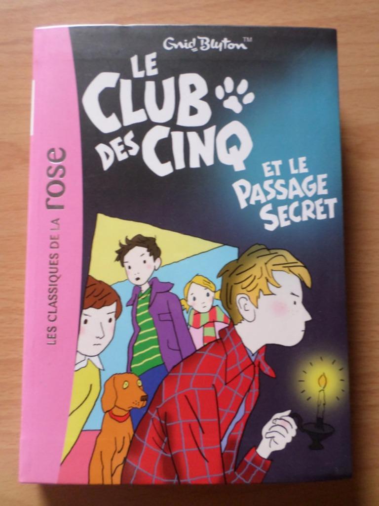 Le club des cinq et le passage secret Enid Blyton bibli rose, Enlèvement ou Envoi, Fiction, Utilisé, Enid Blyton