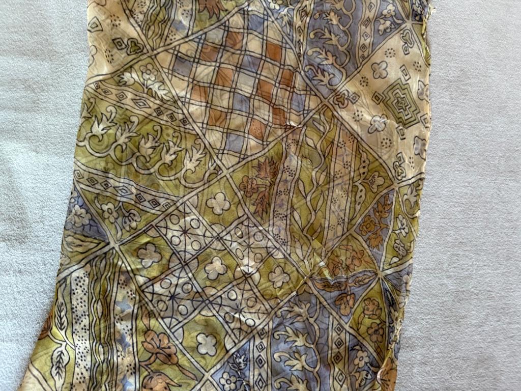 Nouveau foulard : tons vert-marron/bleu clair, Enlèvement ou Envoi, Neuf, Écharpe