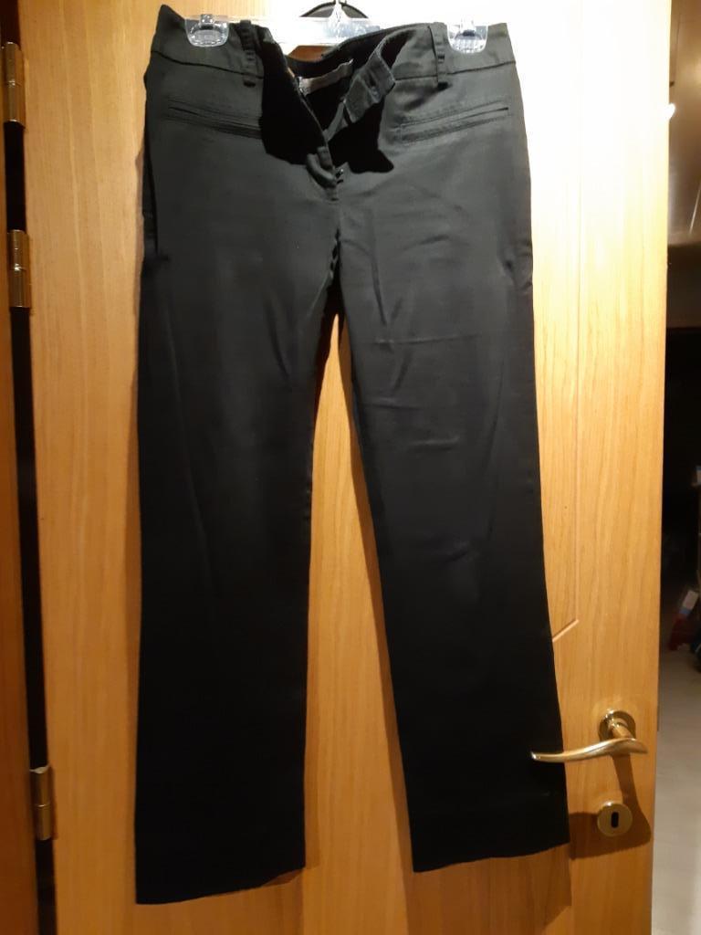 Zwarte broek van Zara, maat 38, Maat 38/40 (M), Ophalen of Verzenden, Lang, Gedragen