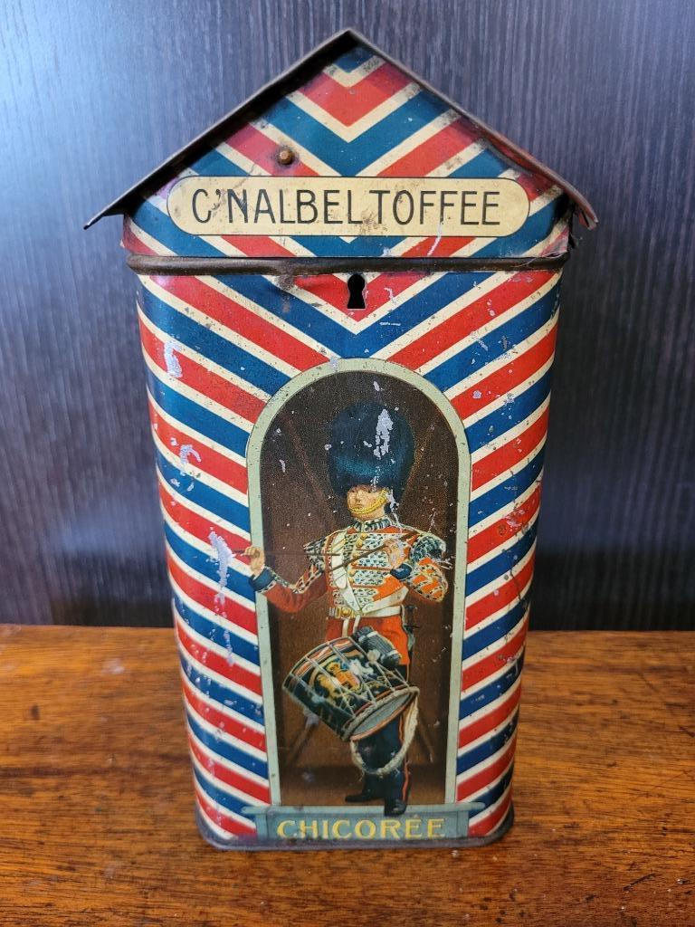 Spaarpot C'NALBEL TOFFEE 1910 vintage design, Ophalen of Verzenden, Gebruikt, Overige typen