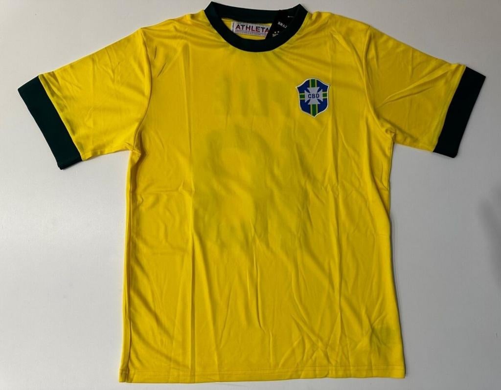 Brazilië Pele Voetbalshirt Origineel WorldCup 1970, Verzamelen, Sportartikelen en Voetbal, Verzenden, Zo goed als nieuw