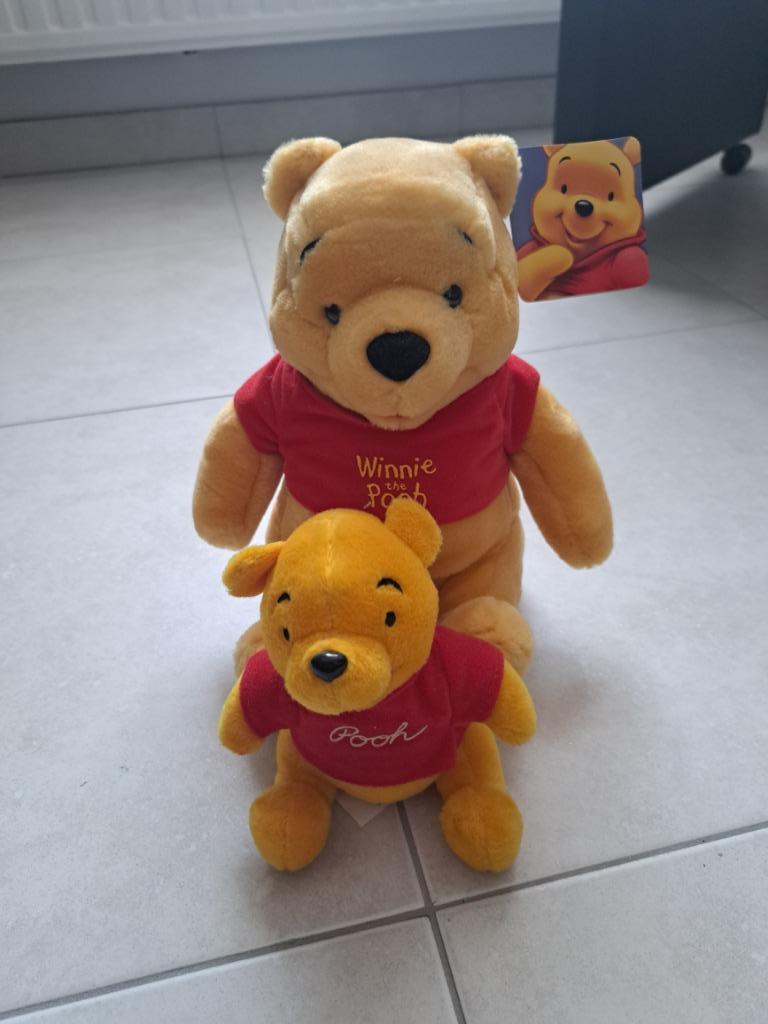 2 Winnie the Pooh knuffels, Kinderen en Baby's, Speelgoed | Knuffels en Pluche, Ophalen, Nieuw, Beer