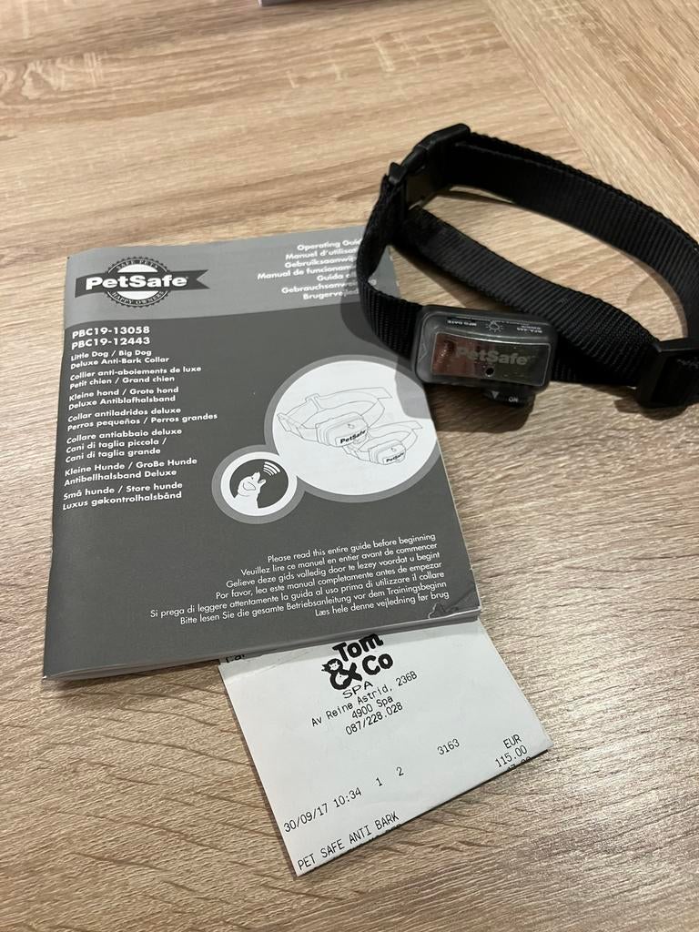 Collier anti-aboiements PetSafe, Animaux & Accessoires, Enlèvement, Comme neuf