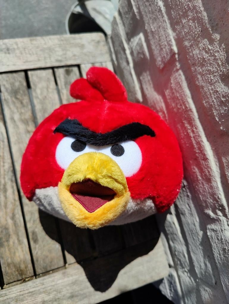 Angry Bird knuffel 25cm breed, Ophalen of Verzenden, Zo goed als nieuw