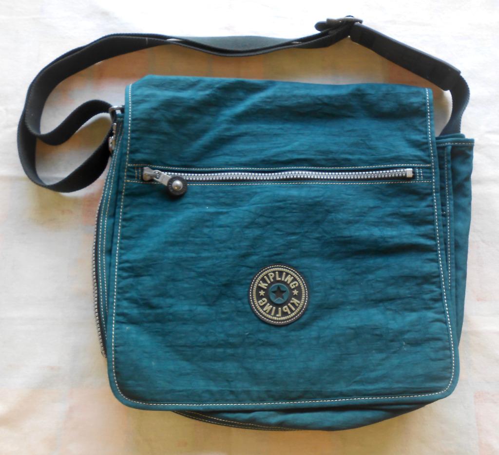 KIPLING besace scolaire vert foncé, Enlèvement ou Envoi, 30 à 40 cm, 30 à 40 cm, Vert