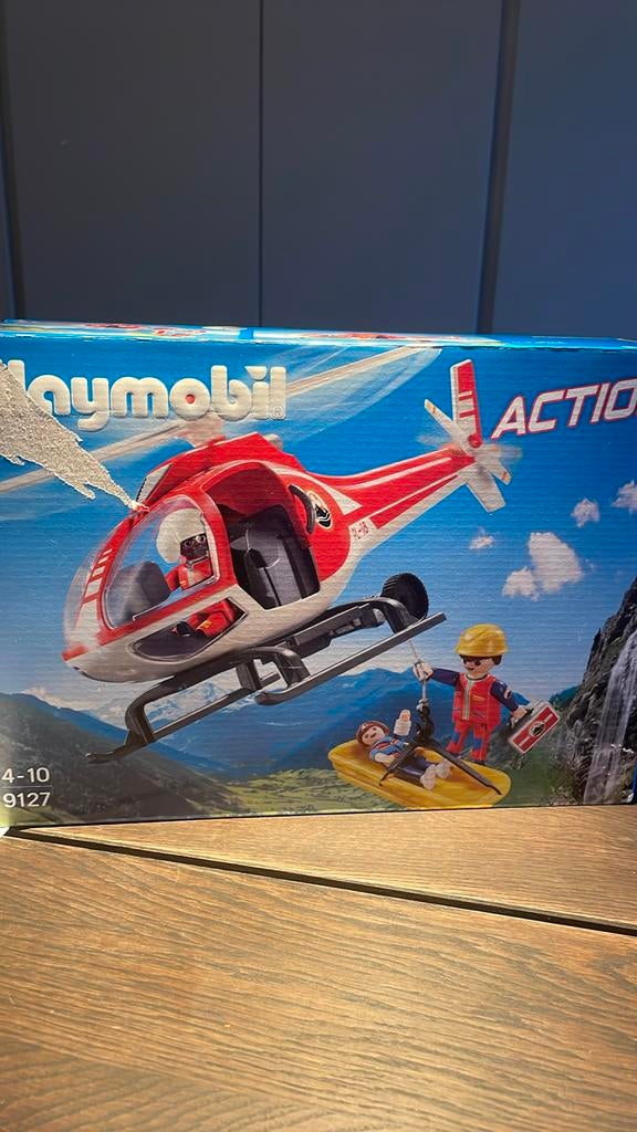 Hélicoptère de sauvetage Playmobil, Enlèvement ou Envoi, Comme neuf