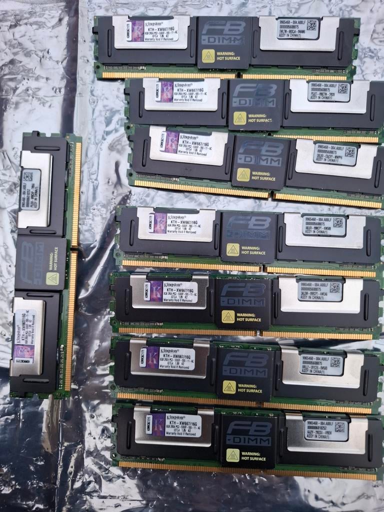 Te koop: Kingston 8GB DDR3 ECC FB-DIMM servergeheugen, Computers en Software, RAM geheugen, Desktop, 8 GB, DDR3, Ophalen of Verzenden