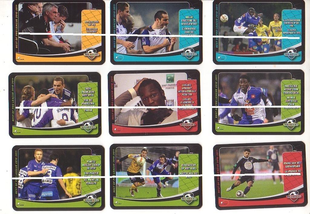 Megakicks 2010 - 2011 / 665 kaarten, Verzamelen, Verzenden, Zo goed als nieuw, Spelerskaart