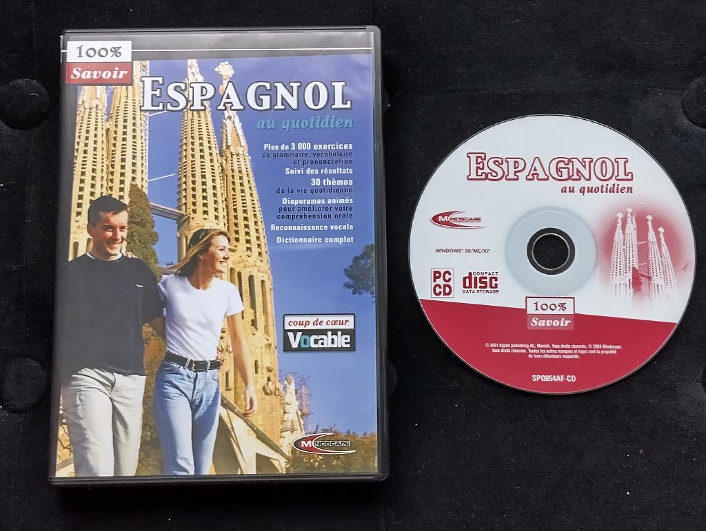 Logiciel Espagnol au quotidien, Enlèvement, Comme neuf, Cours de langue