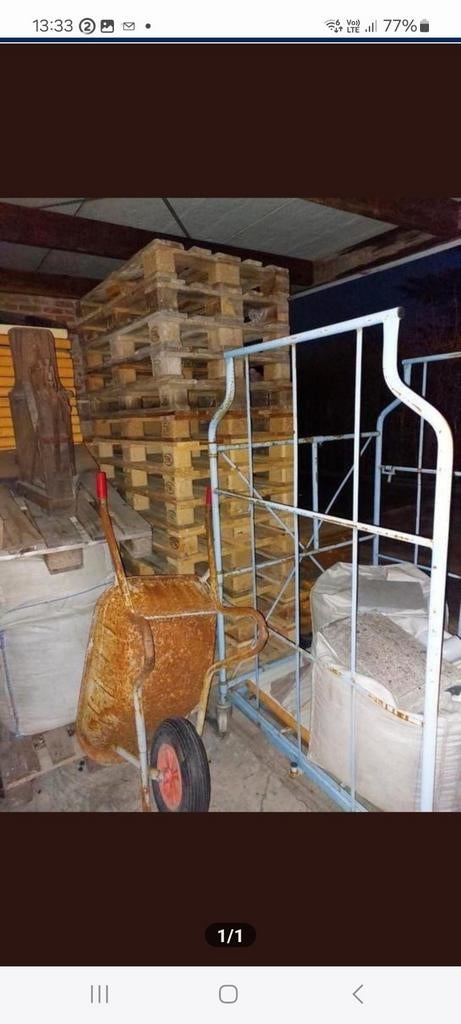 Euro palletten 5 stuks, Doe-het-zelf en Bouw, Ophalen, Gebruikt