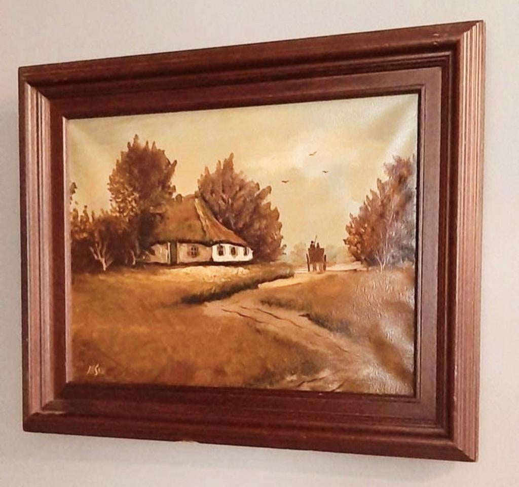 JH SADE/ Schilderij op doek, Antiquités & Art, Art | Peinture | Classique, Enlèvement ou Envoi