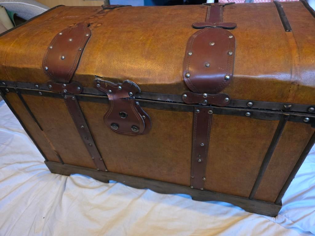 Houten koffer, Huis en Inrichting, Woonaccessoires | Kisten, Ophalen