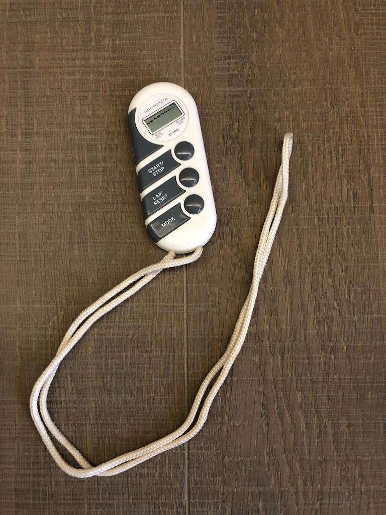 LCD electronic chrono alarm stopwatch, Enlèvement ou Envoi, Utilisé