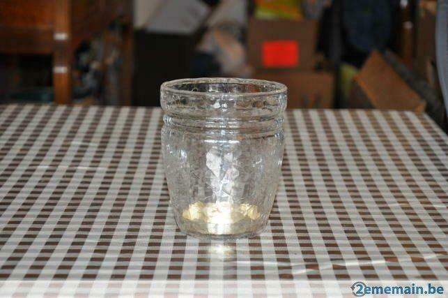 seau a glaçon de style verre craquelé