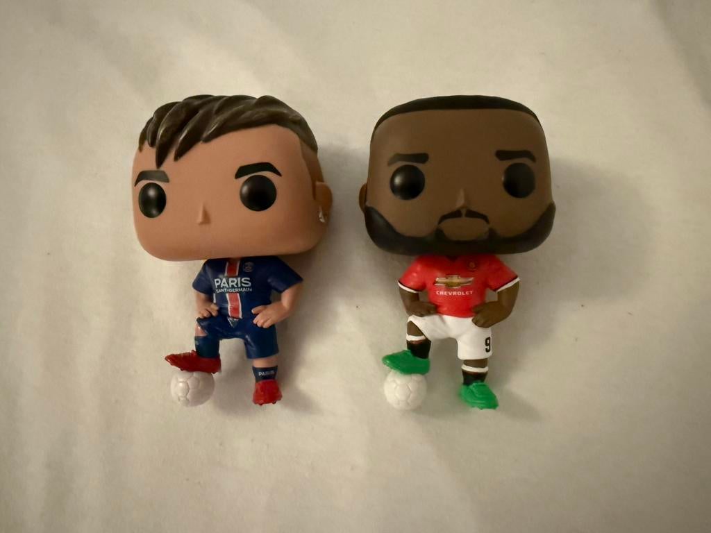 FUNKO POP NEYMAR JR + LUKAKU, Collections, Enlèvement ou Envoi, Comme neuf
