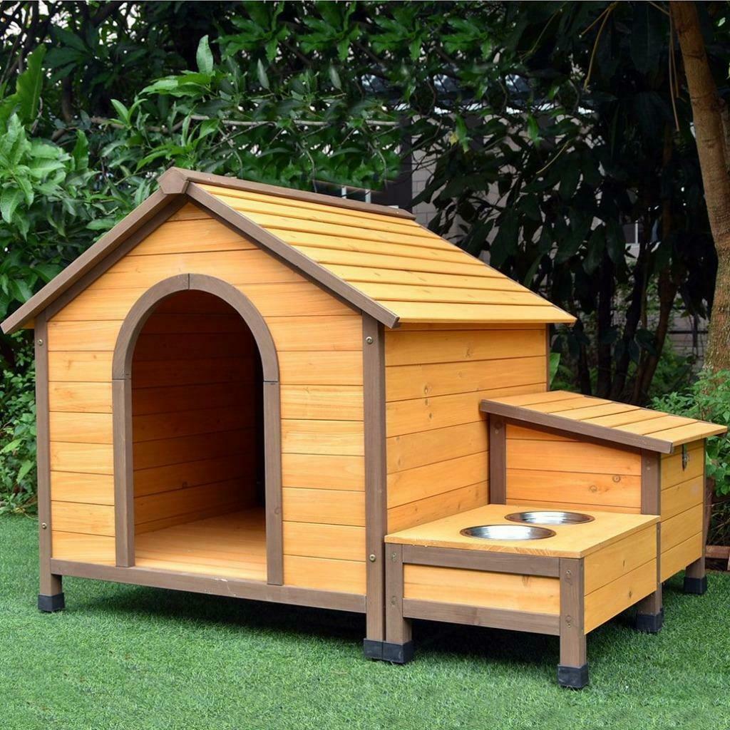 Niche avec gamelles et rangement abri chien niche XXL NEUF, Verzenden, Nieuw, Hondenhok