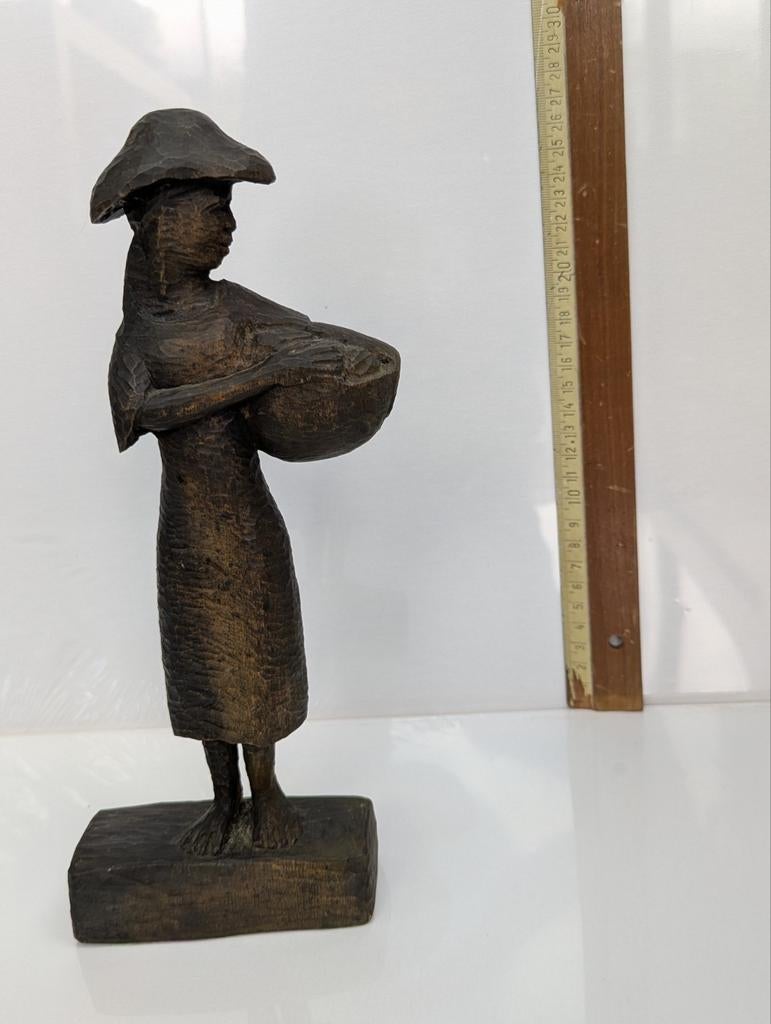 houtsnijwerk uit Congo 1960, Antiek en Kunst, Ophalen of Verzenden