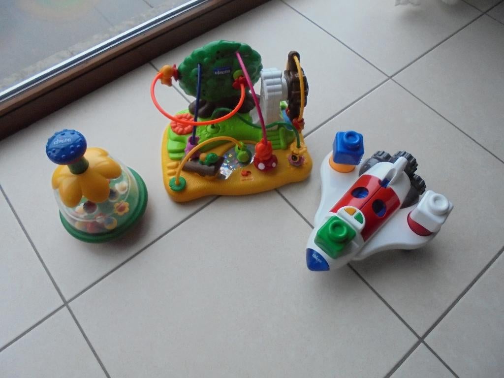 Lot jouets Chicco, Enlèvement ou Envoi, Utilisé, Autres types, À roulettes