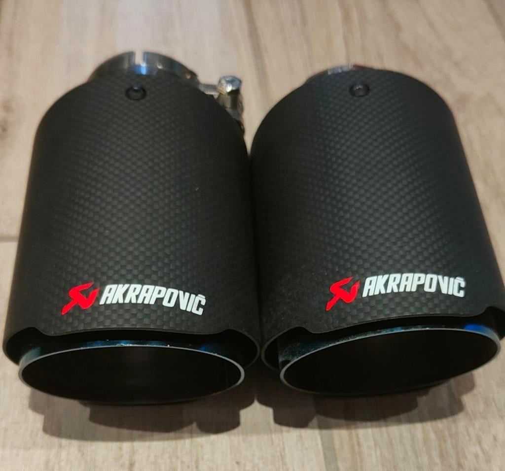 Akrapovič TP-CT/10 carbon uitlaatsierstukken, Auto-onderdelen, Ophalen, Nieuw, BMW