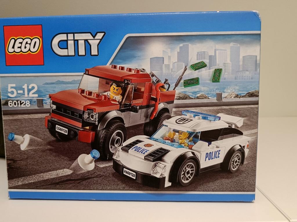 Lego 60128 politie achtervolging, Enlèvement, Comme neuf, Ensemble complet, Lego