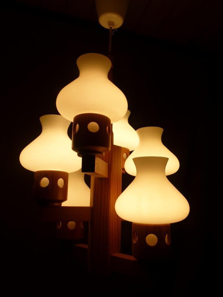 Vintage Vitrika hanglamp  Danish Design 70er, Ophalen, Huis en Inrichting