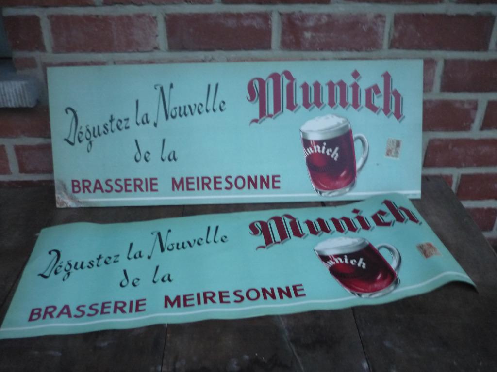 Billboard + reclameposter - Brouwerij Meiresonne - 1952, Verzamelen, Verzenden