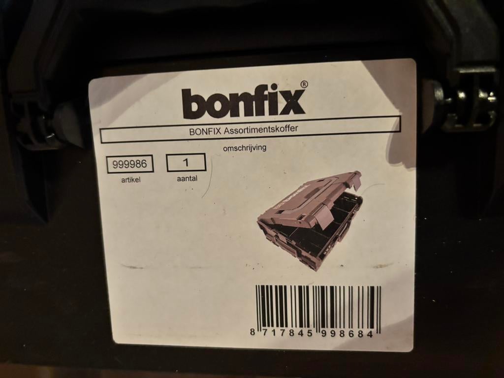 Complete Bonfix assortimentskoffer nieuw, Doe-het-zelf en Bouw, Sanitair, Nieuw, Ophalen