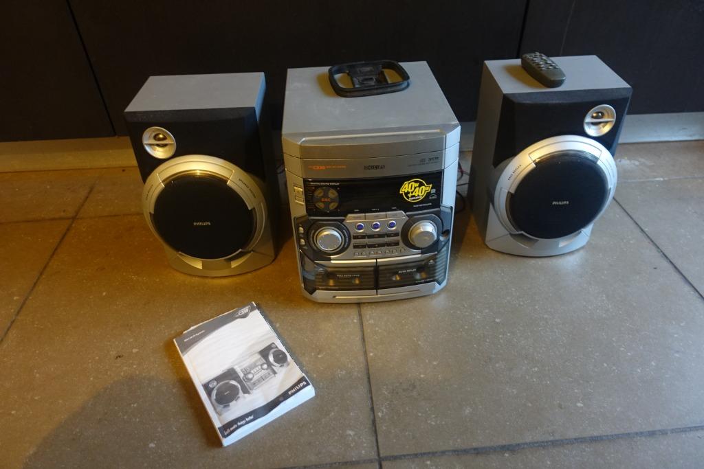 radio hifi FWC330 Mini Hi-Fi Systeem cd cassette Philips, Audio, Tv en Foto, Radio's, Ophalen of Verzenden, Gebruikt, Radio, Met cd-speler