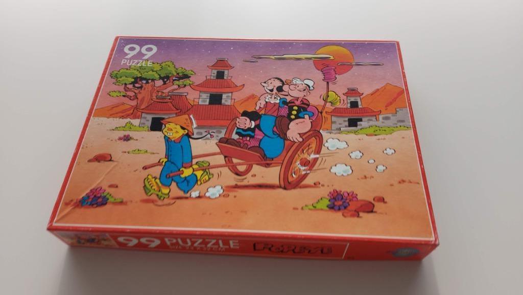 Puzzel Popeye, Ophalen of Verzenden, Meer dan 50 stukjes, Zo goed als nieuw, 4 tot 6 jaar