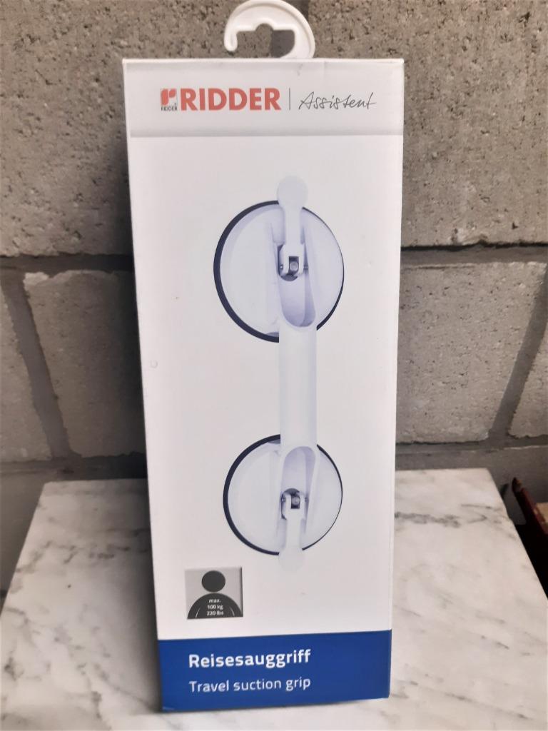 RIDDER Assistant  Zuiggreep , met 2 zuignappen, 33 cm., Huis en Inrichting, Ophalen, Nieuw, Wit