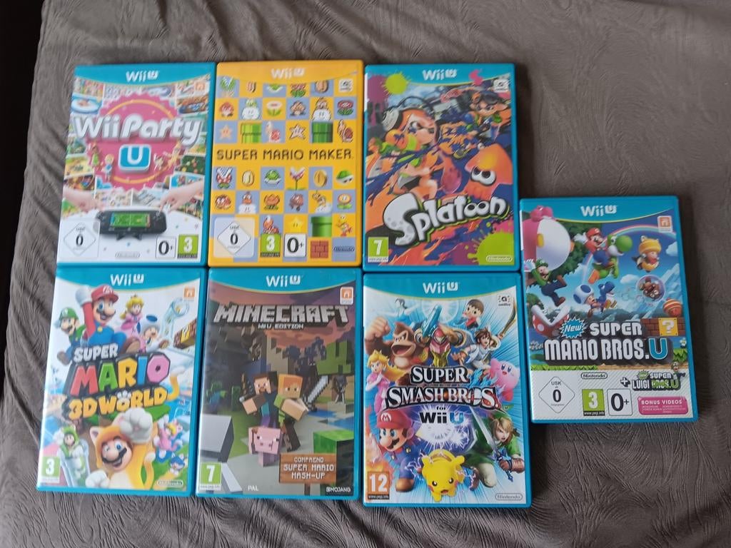 Lots de jeux Wii U, Enlèvement ou Envoi, Comme neuf
