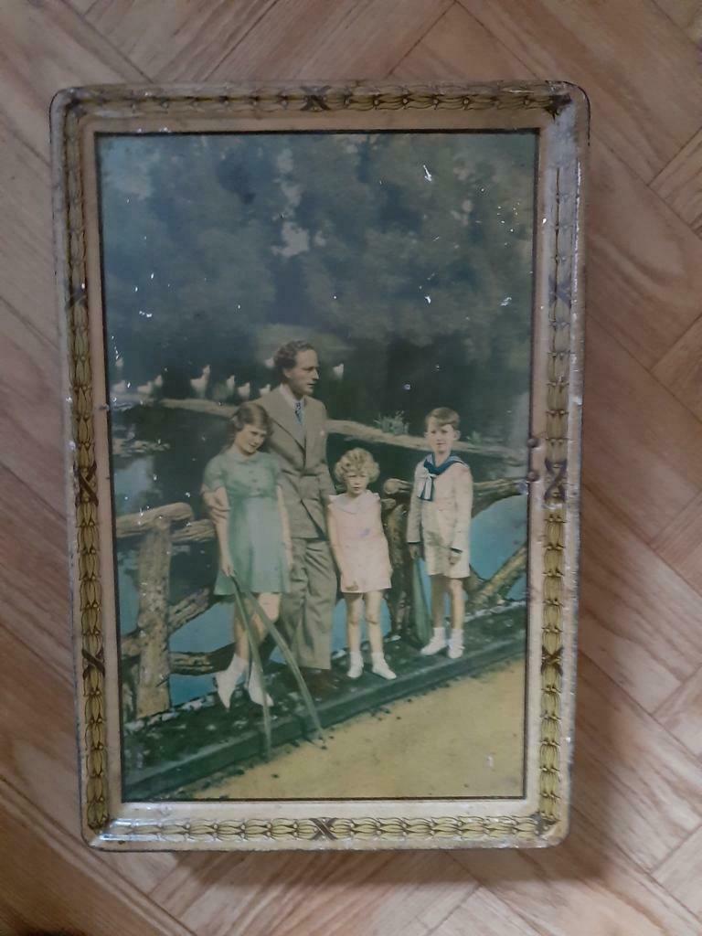 Blik Koning Leopold III met zijn kinderen, Verzamelen, Ophalen of Verzenden