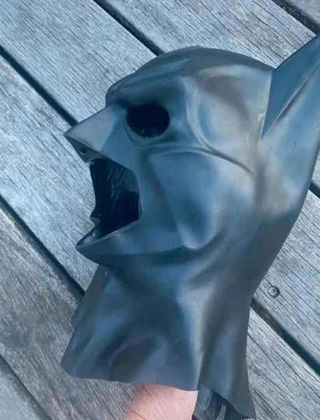 Masque en latex Batman XL pour adulte, Enlèvement ou Envoi, Comme neuf