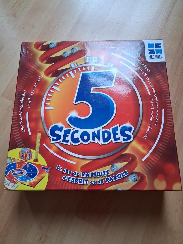 Jeux d’ambiance 5 Secondes, Enlèvement, Comme neuf, Megableu