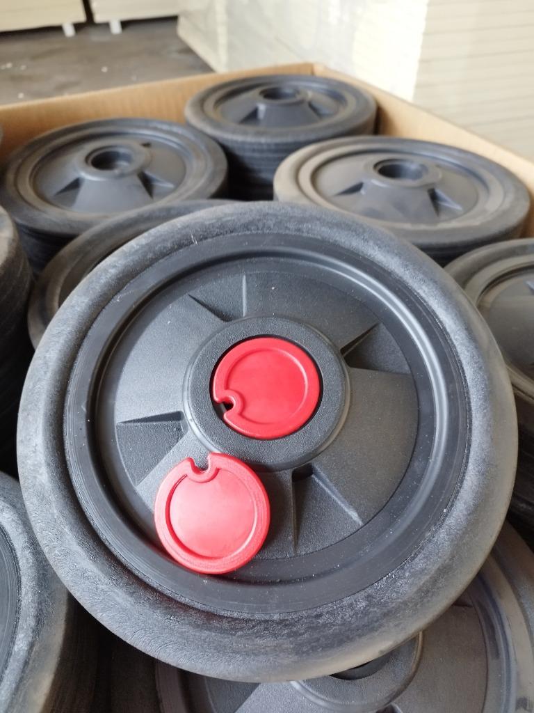Kunststofwielen met diameter 250 mm - asgat 20mm NIEUW!, Ophalen of Verzenden, Nieuw