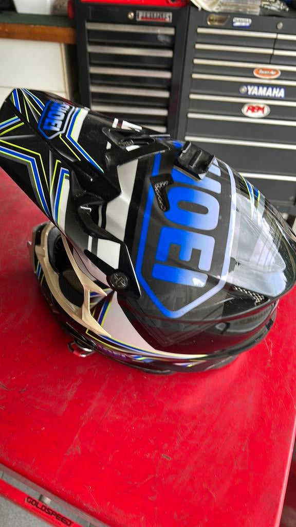 Casque Cross Shoei, Enlèvement, Shoei