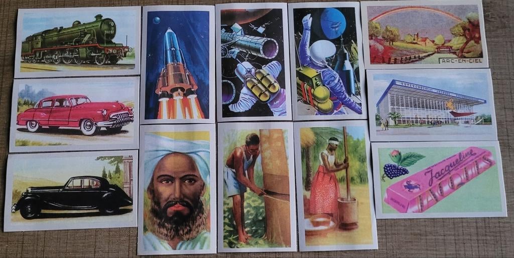 12 stickers: 100 jaar Superchocolat Jacques collectie, Enlèvement ou Envoi, Comme neuf, Autres types
