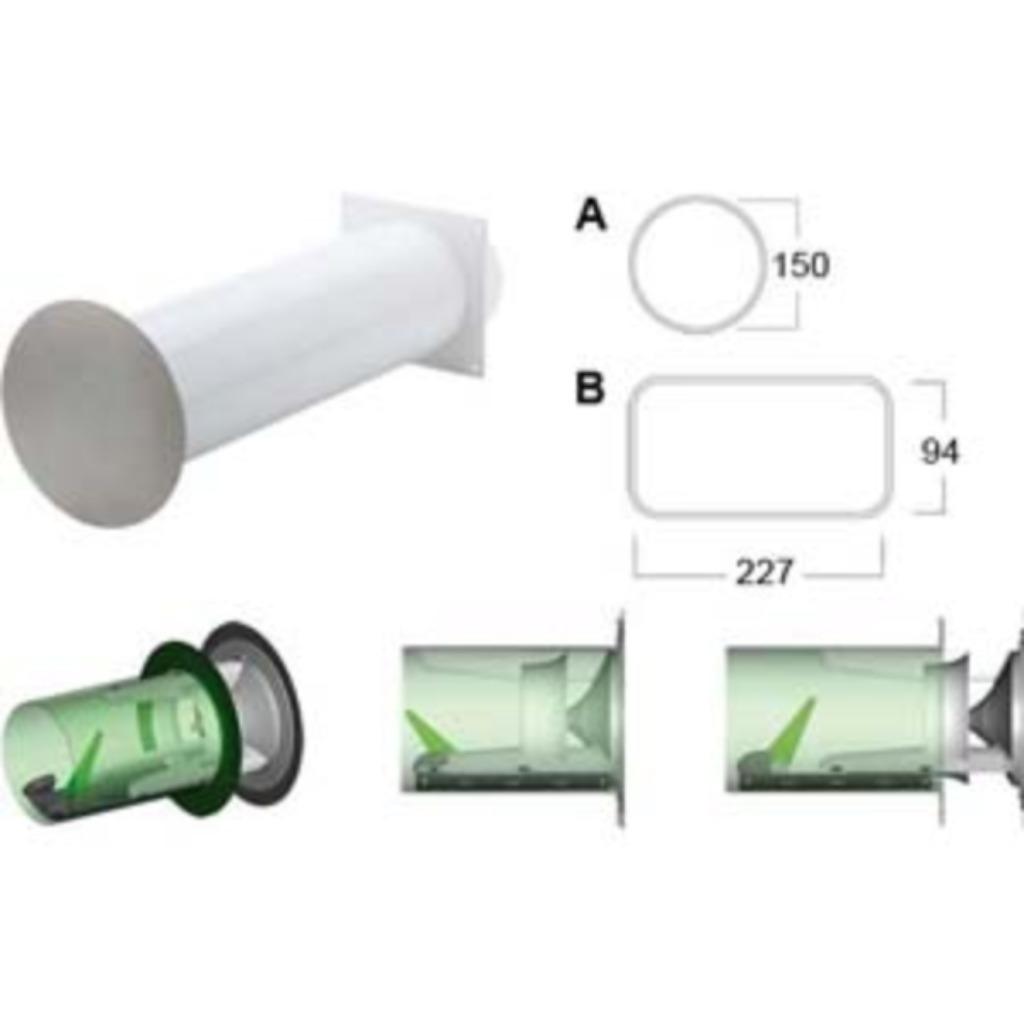 Extracteur hotte, Electroménager, Enlèvement, Neuf, Encastré, Hotte murale