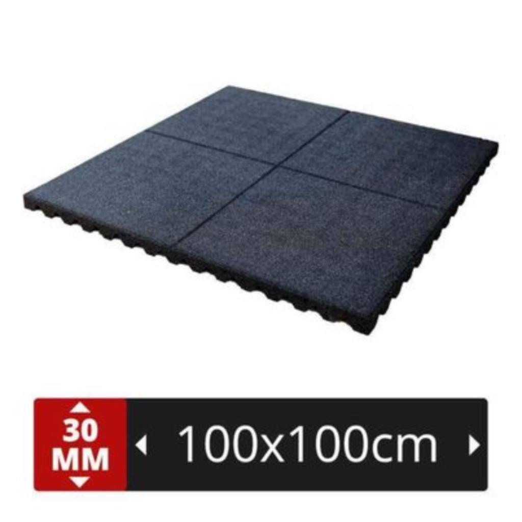 Dalles 30mm, tapis de sol (entièrement neufs) en caoutchouc, Neuf, Tapis de fitness, Info@kriden.be, Enlèvement ou Envoi