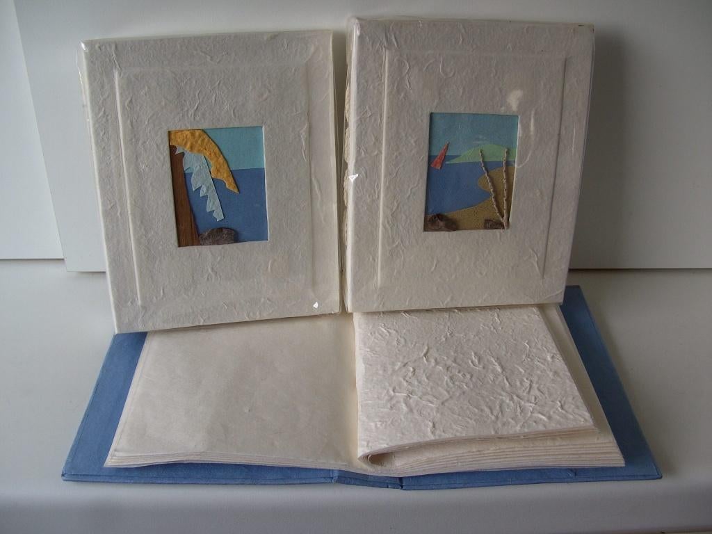 ALBUM MULBERRY GESCHEPT PAPIER WIT NIEUW, Enlèvement ou Envoi, Neuf