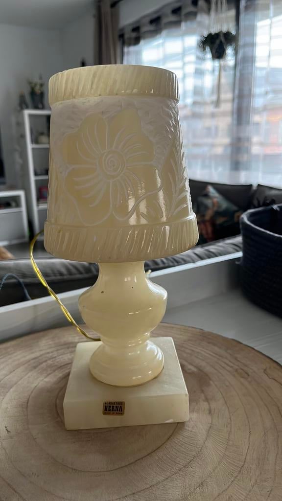Lampe vintage Herna Alabastros, Enlèvement, Comme neuf