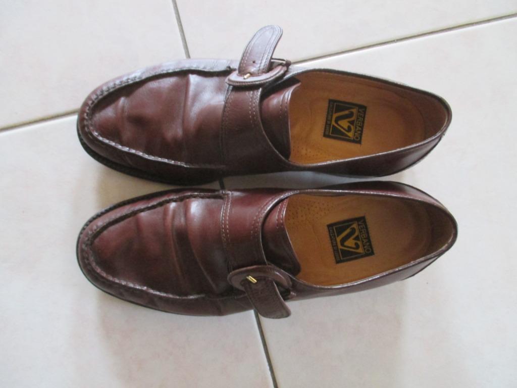 Chaussures homme en cuir Verbano (It.) 7 1/2 (41), Enlèvement ou Envoi, Comme neuf