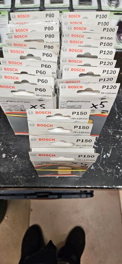 Bosch schuurpapier 24 pakken, Ophalen