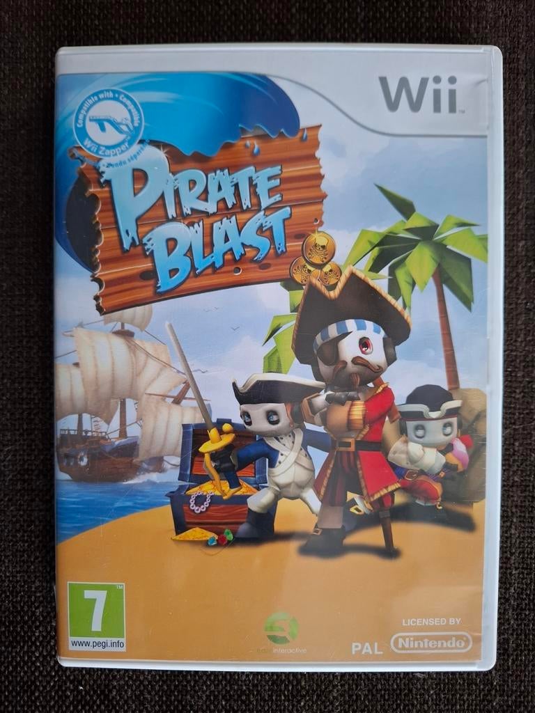 Wii Pirate Blast (complet), Enlèvement ou Envoi, Comme neuf, À partir de 7 ans