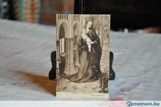 ancienne carte postale  memling La sainte vierge, Enlèvement ou Envoi