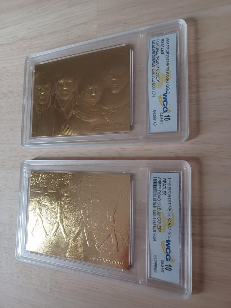 The Beatles Trading cards 23k gold (1996), Enlèvement ou Envoi, Neuf