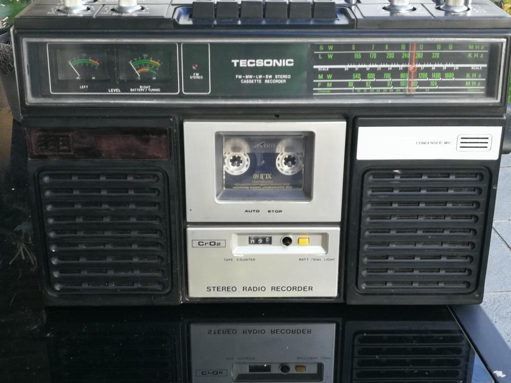 Radio/Cassette Tecsonic TCR-6500S, Audio, Tv en Foto, Radio's, Ophalen of Verzenden, Gebruikt, Radio